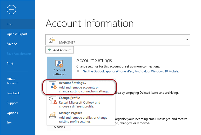 Troubleshooting guide for Outlook 2016 & Microsoft 365 - xneelo Help Centre