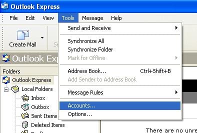 Outlook Express Email Setup